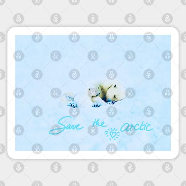 Save the arctic No. 2 Sticker by asanaworld